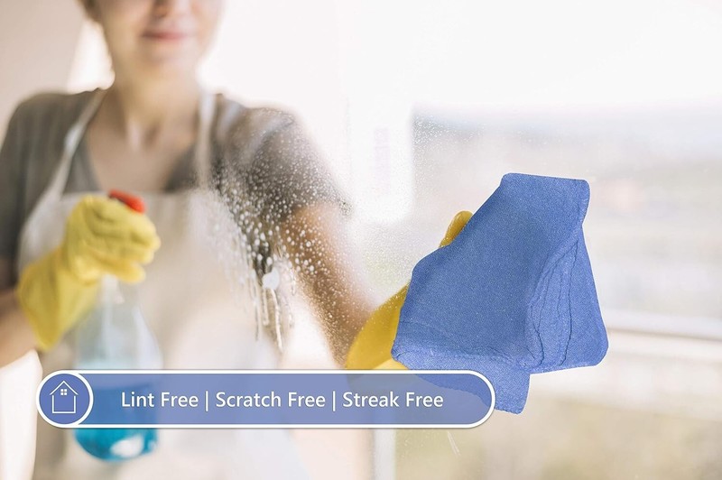 50 INDUSTRIAL SHOP RAGS / CLEANING TOWELS BLUE WITH 5 FREE SHOP TOWELS gallery