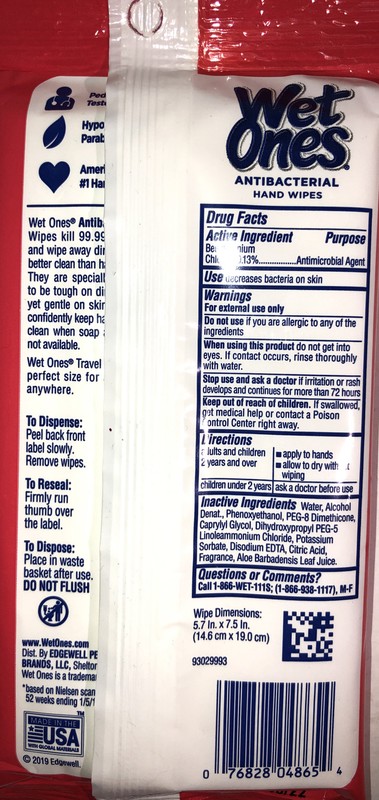 Wet Ones Hand Wipes 20 pcs pk New Ship24HRS gallery