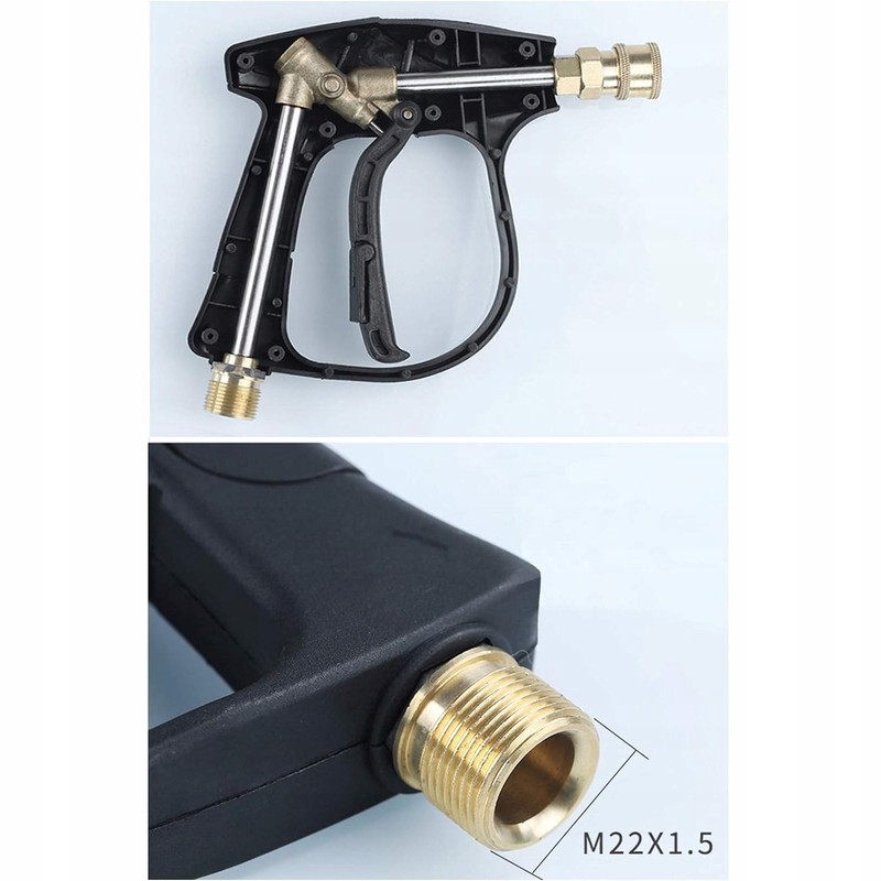 Set High Pressure Gun 4350PSI 22mm - 5 Nozzles + Foam Nozzle 1000ml gallery