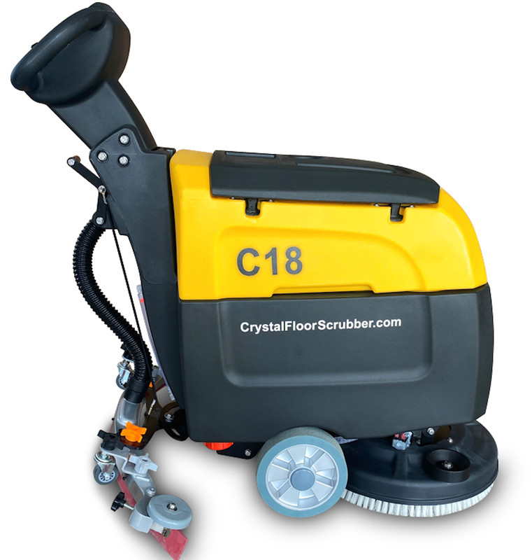 Happy Combo: C18 Floor Scrubber + Floor Sweeper + 6 Mo Accessories gallery