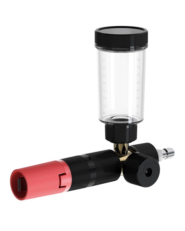 DANCINGBOAR Foam Cannon for Pressure Washer with 1/4” 67.2 cubic inches, Red