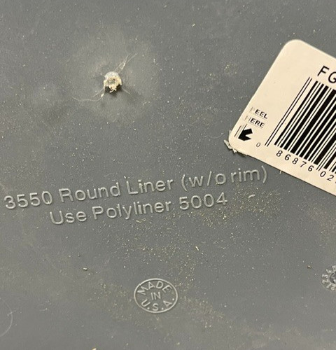 4 - Rubbermaid Commercial Fg355000gray 12-1/8 Gal Rigid Liners, 12 In X 27 1/4 gallery