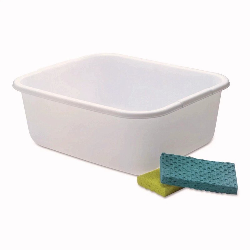 Rubbermaid 2951ARWHTCT 14.5″ x 12.5″ x 5.7″ 4.5 gal Dishpan – WHT (6/CT) New