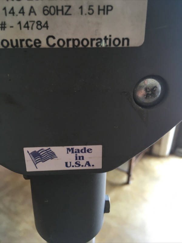 NuSource Nu-20FLHD floor machine Made In USA 15 amp 1.5 HP motor, freight ship gallery