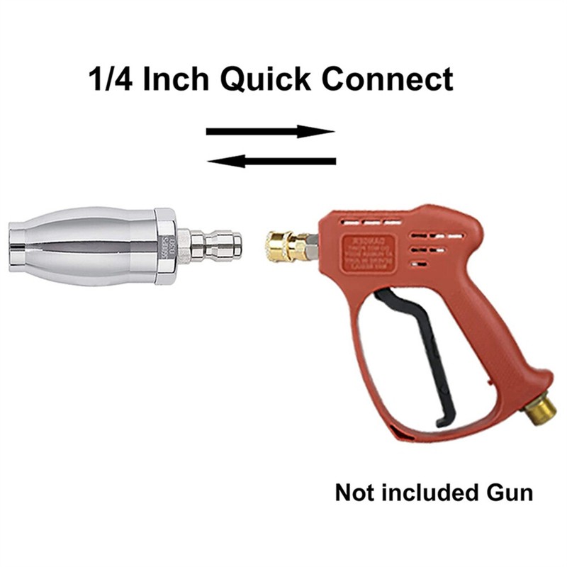 3600 PSI Turbo Nozzle for Pressure Washer Rotating Nozzle 1/4 Inch Quick Connect gallery