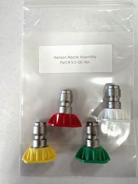 Pressure Washer 1/4″ quick connect nozzle assortment 5.5 Orifice Size