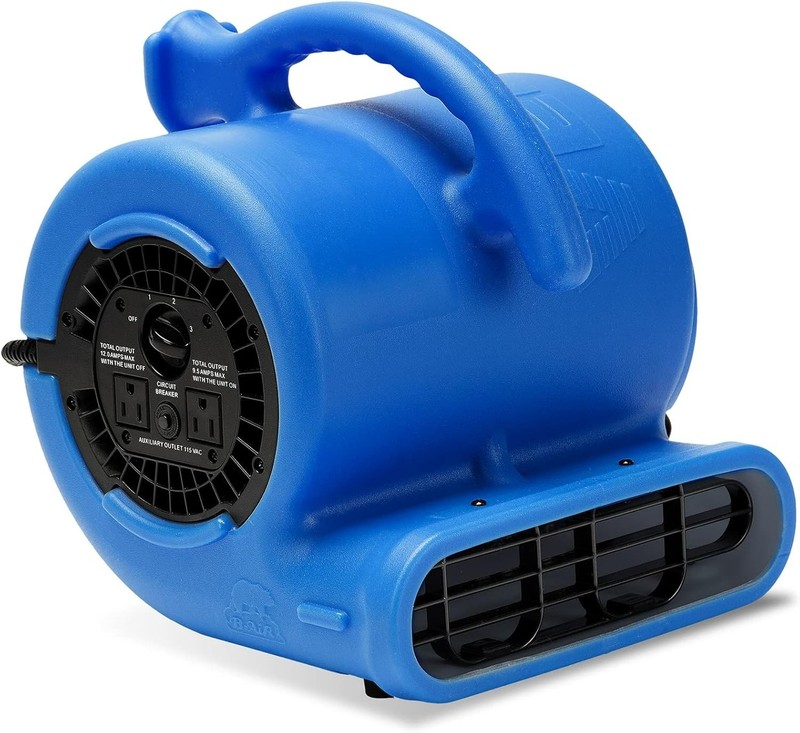 VP-25 1/4 HP 900 CFM for Water Damage Restoration Equipment Carpet dryer...