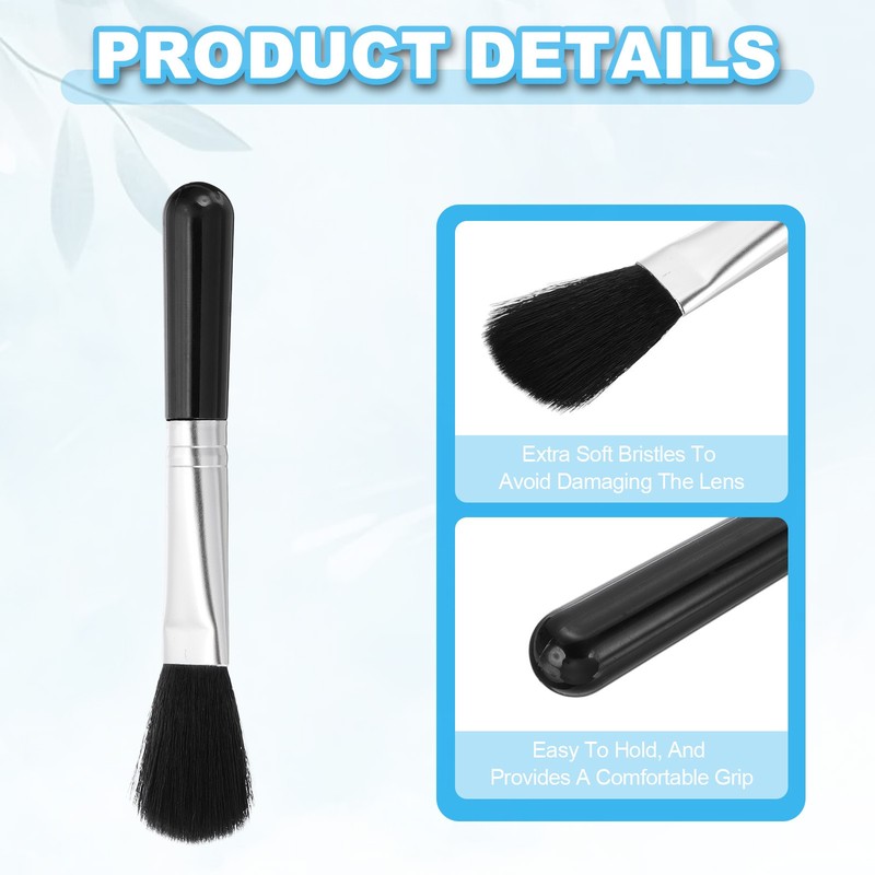 Camera Dusting Brush, Multifunction Cleaning Brush Len Pen,10 Pcs Black gallery