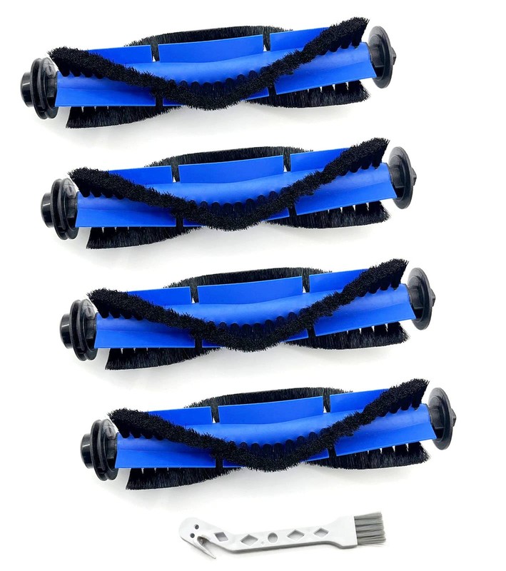 Tivcroxs 4 Pack Replacement Parts Rolling Brush Compatible with 4 Pack, Blue