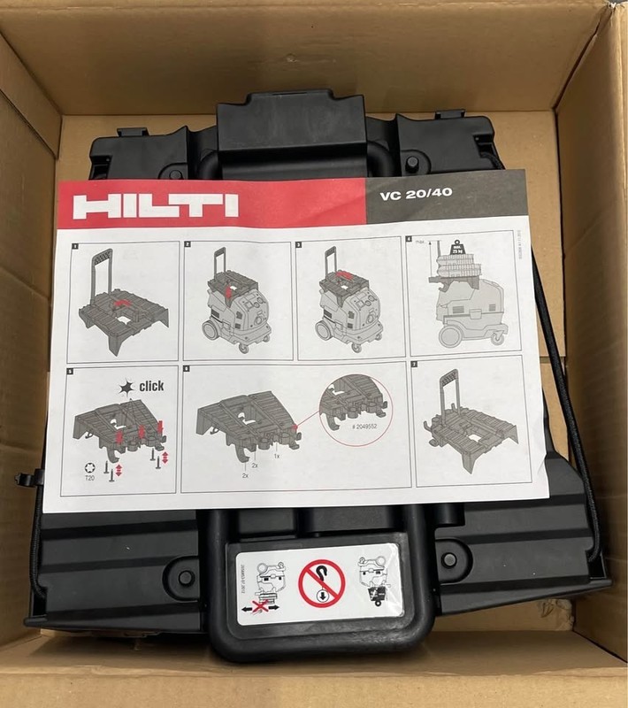Hilti VC 20/40 Adapter Plate #2044211 Dust Extractor Mount NEW - Made In Germany