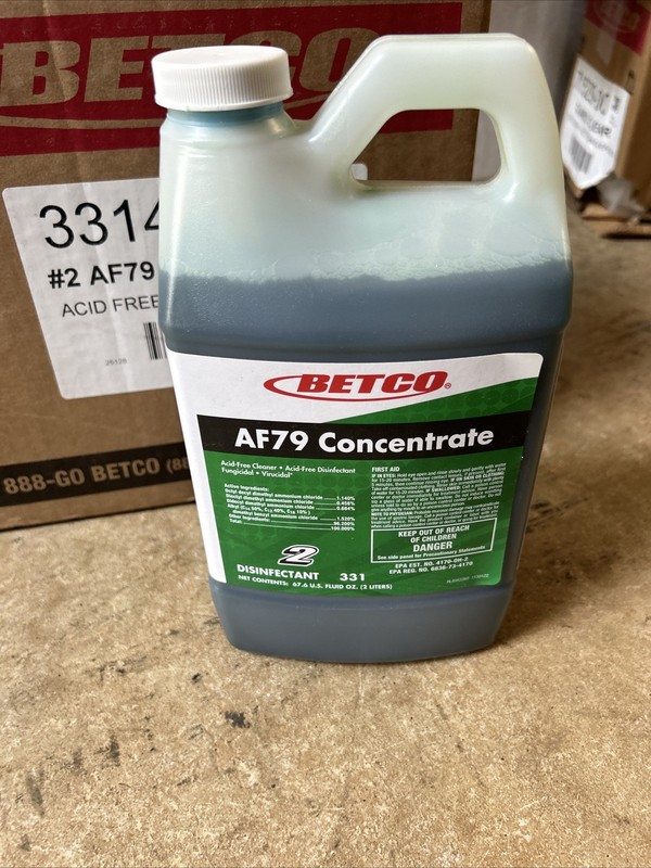 1 Bottle AF79 Concentrate 2/2L Acid Free Cleaner Disinfectant 331 gallery