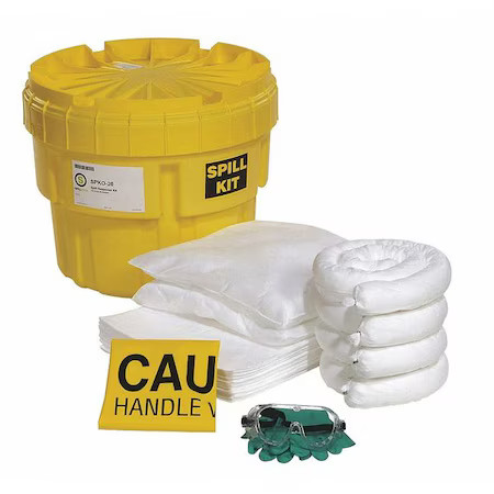 Spilltech Spko-20 Spill Kit, 15 Gal Volume Absorbed Per Kit, 20 Gal Capacity,