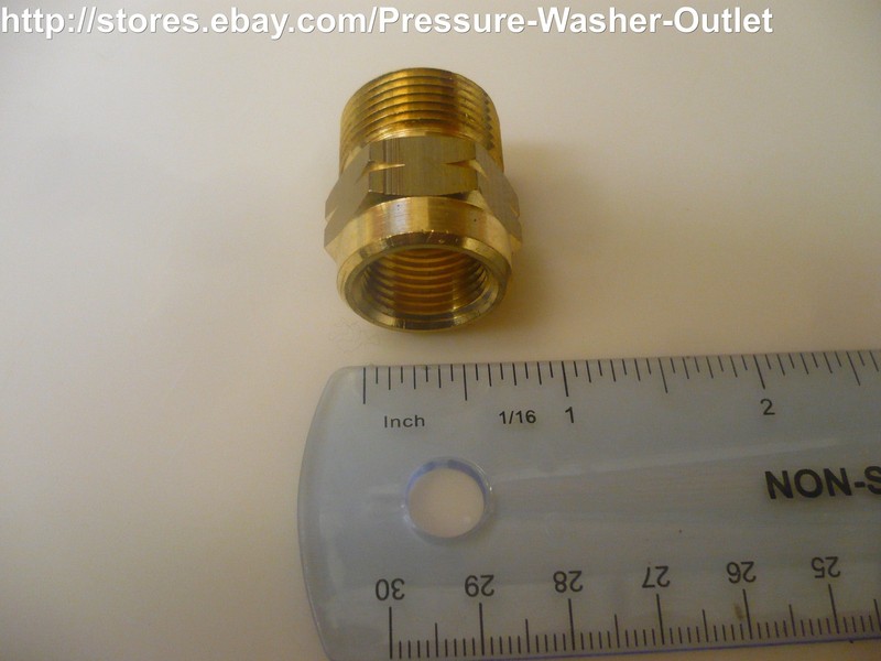 Pressure Washer M22/14mm x 3/8 NPT Female Twist Connect Fitting Adapter USA gallery