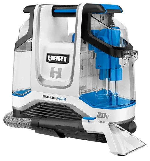 HART HPSP25B 20V Cordless Spot Cleaner Kit With 4Ah Battery and Charger