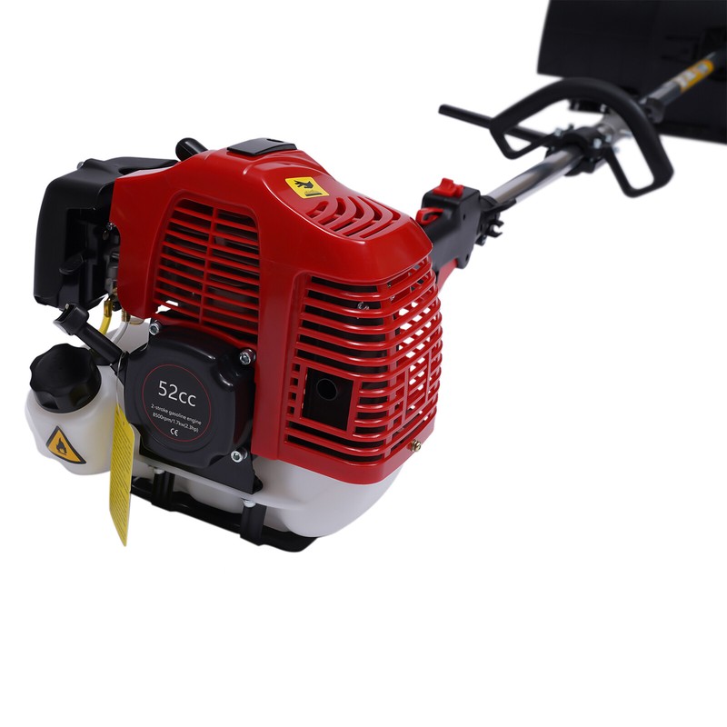 52cc Grass Brush Power Broom Handheld Turf Lawn Sweeper Blower Garden Clean gallery