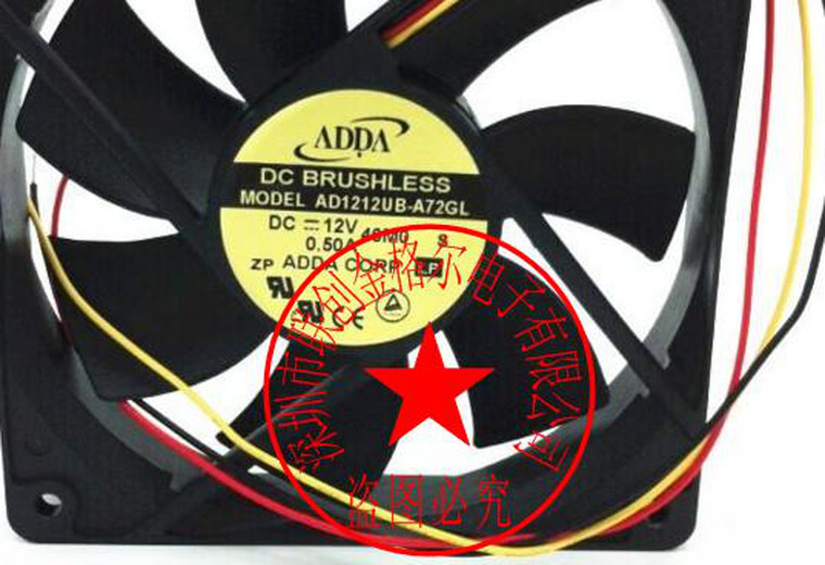 1pc new fan freeship AD1212UB-A70GL AD1212UB-A72GL 12V 0.50A ADDA