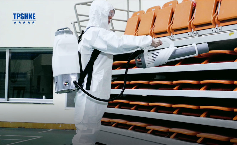 Electrostatic Knapsack, Sprayer Sanitizer Commercial Use 16L Lithium Ion Battery gallery