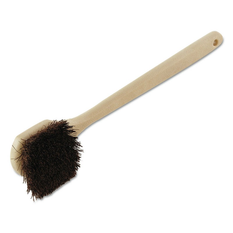 Boardwalk 4120 20″ Palmyra Bristle Plastic Handle Utility Brush – Tan New