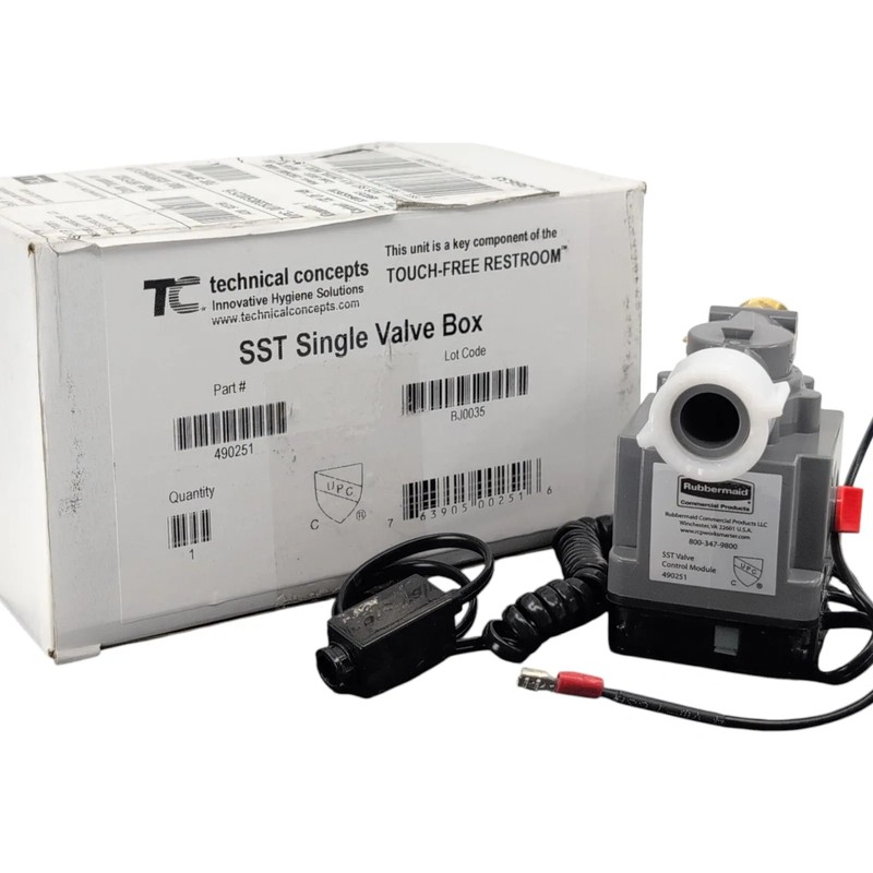 Rubbermaid SST Valve Control Module 490251 Single Valve Box Touch-Free Restroom