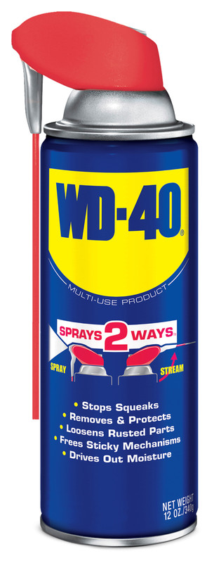 (2 Pack) WD-40 Classic 12oz Multi-Use Lubricant Spray with Smart Straw. gallery