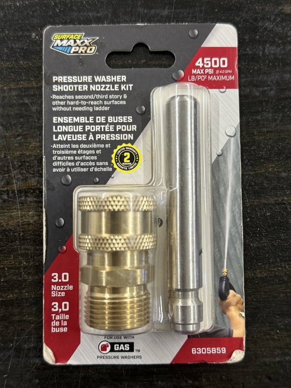 SurfaceMaxx PRO up to 4500 PSI 1/4-in Soap Shooter Nozzle