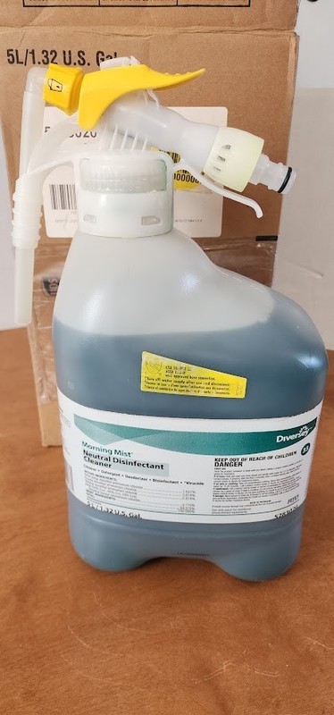 Diversey Morning Mist Neutral Disinfectant Cleaner 5L 5283020 Hospital Grade