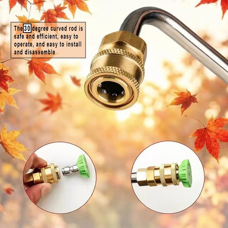 Washer Extension Gutter Cleaner Attachment Accessory, High Pressure 7 Inch gallery