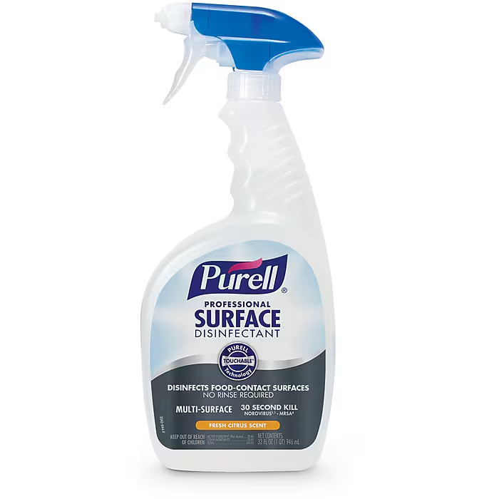Purell® Professional Surface Disinfectant, Citrus Scent, 32 Oz Bottle