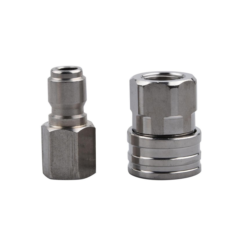 4000PSI Maximum Pressure Washer Adapter Set Swivel to 3/8 inch Quick Connect gallery