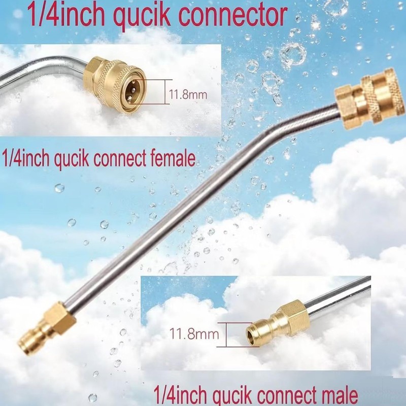 Washer Extension Gutter Cleaner Attachment Accessory, High Pressure 7 Inch gallery