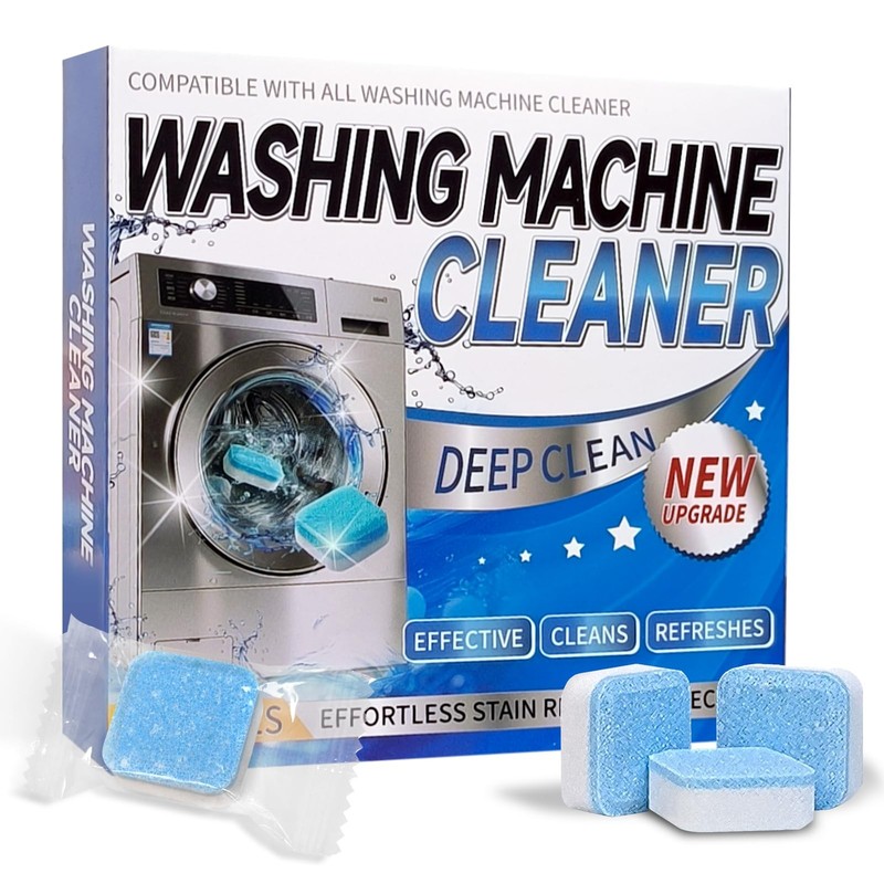 Luvoar Washing Machine Cleaner Tablets–24 Packs,Deep Cleaning Tablets For Pro