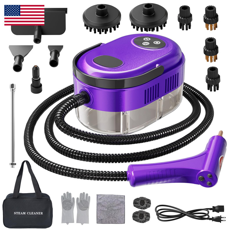 Yikeda Handheld Steam Cleaner 10S Handheld Heating Steamer For Cleaning 15-In-1