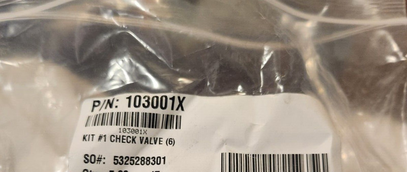 General Pump Check Valve Kit #1 PW SM with O-rings, 103001X, 89004380 gallery