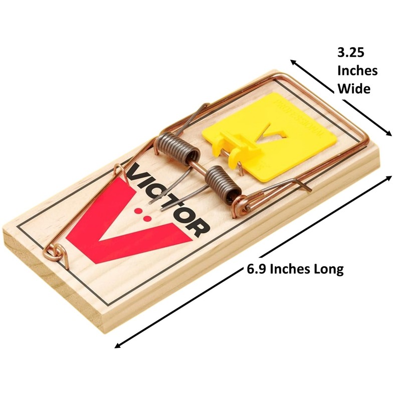 3x Large Rat Wood Snap Traps Victor M205 Professional Rodent Catcher gallery