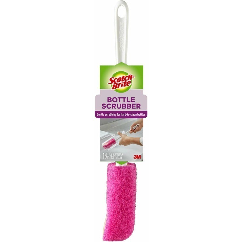 Water Bottle Scrubber Safe on Glass Plastic and Stainless Steel NEW gallery