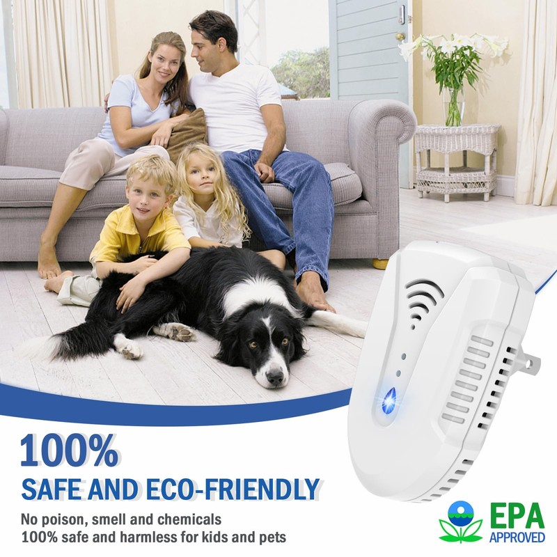 Bectine 2026 Upgraded Version Ultrasonic Pest Repeller 6 Pack Mouse Repellent gallery