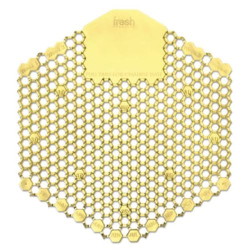 Fresh Products 3WDS60CITBX Wave 3D Urinal Screen Yellow Citrus 10/box