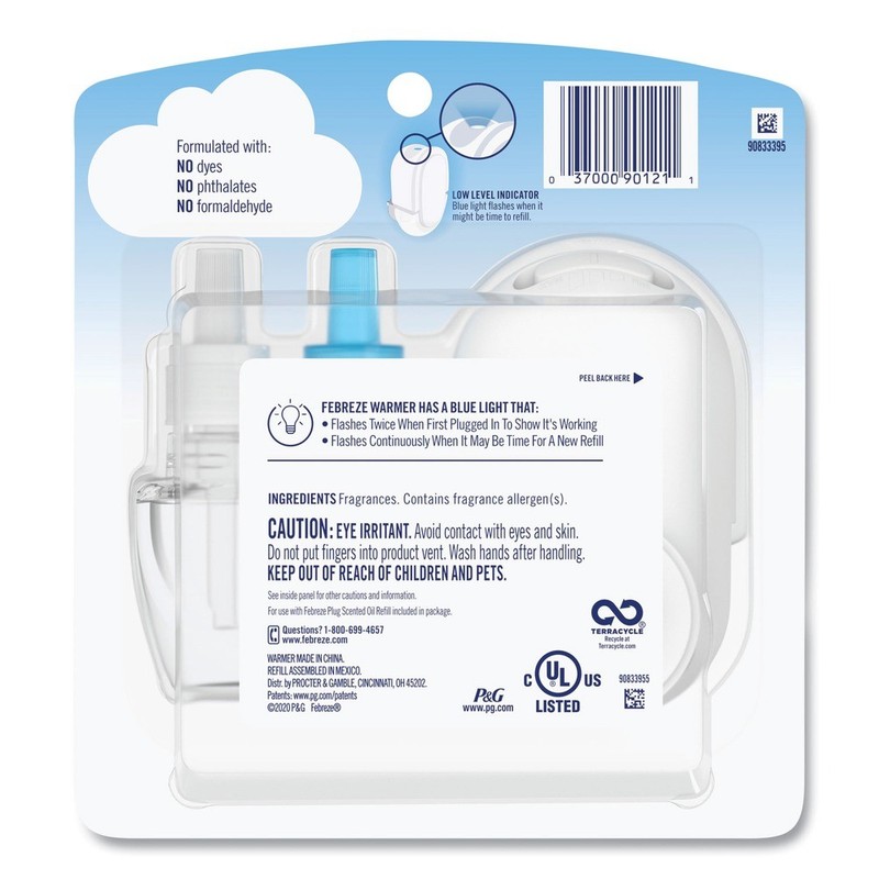 Febreze 68235 Air Freshener Warmer Start Kit - Clear/White (4/CT) New gallery