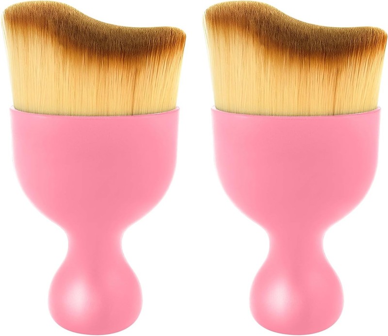 Ultra Soft Bristle Interior Car Cleaning Brush for Dashboard, Size: 2Pack_Pink
