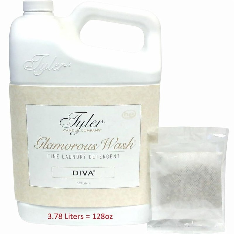 Tyler Candle Glamorous Wash Diva Gallon (128 OZ) 128 Fl Oz (Pack of 1)
