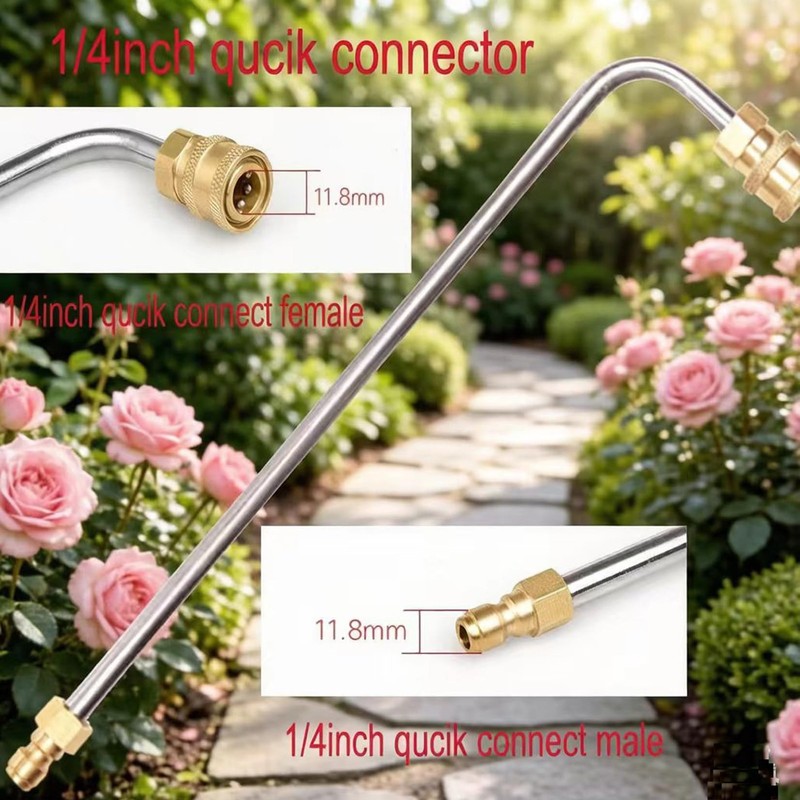 Washer Extension Gutter Cleaner Attachment Accessory, High Pressure 7 Inch gallery