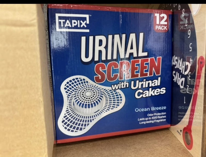 Tapix Ocean Breeze Urinal Screen Deodorizer Odor Remover Toilet 12 Pack