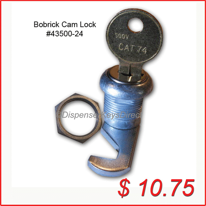 Bobrick Cam Lock Set #43500-24 for Paper Towel & Toilet Tissue Disp. (1/set)
