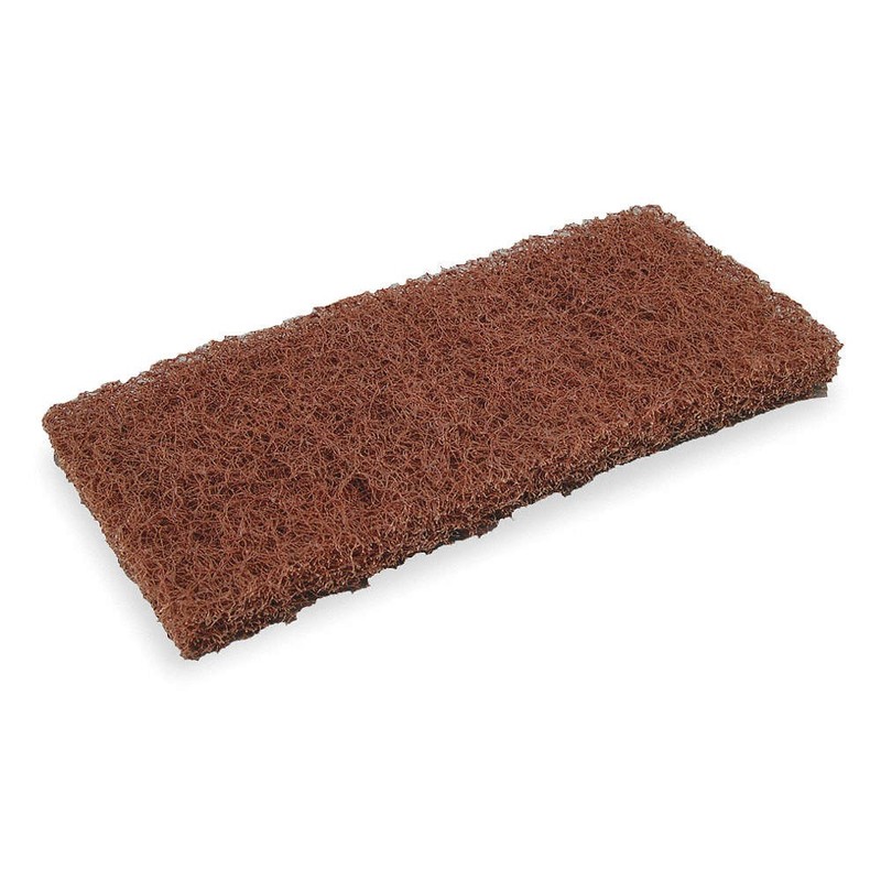 TOUGH GUY 280197 Pad,10 in L,Brown,4 1/2 in W,PK5 6XE73