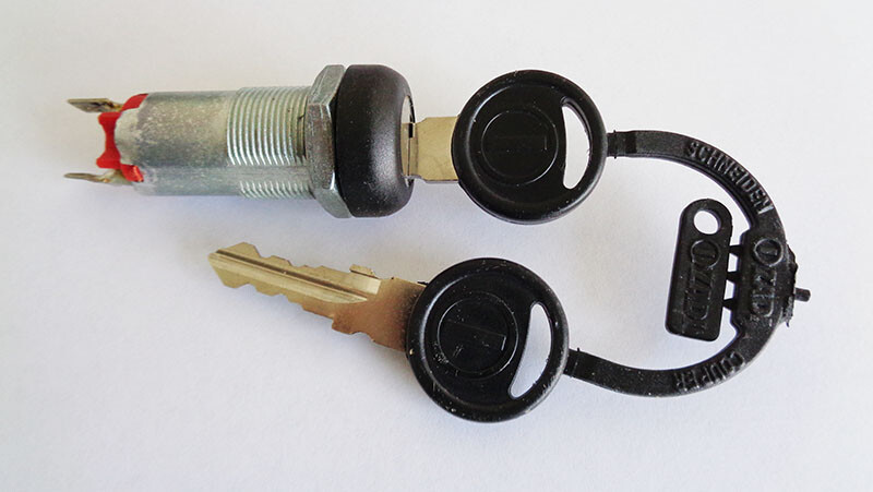 (1) KEY SWITCH KIT FOR TENNANT T3 WALK BEHIND SCRUBBERS MC H2O, 1011402