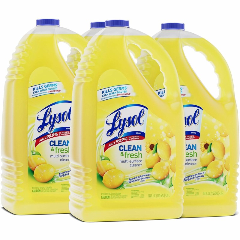 Lysol Multi-Surface Cleaner Sanitizing And Disinfecting Pour To Clean And