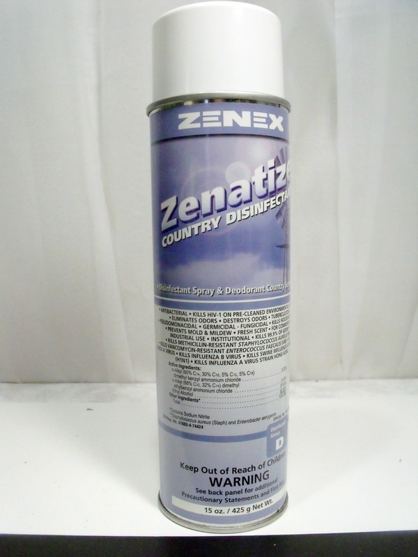 Zenex ZENATIZE COUNTRY DISINFECTANT SPRAY 15oz