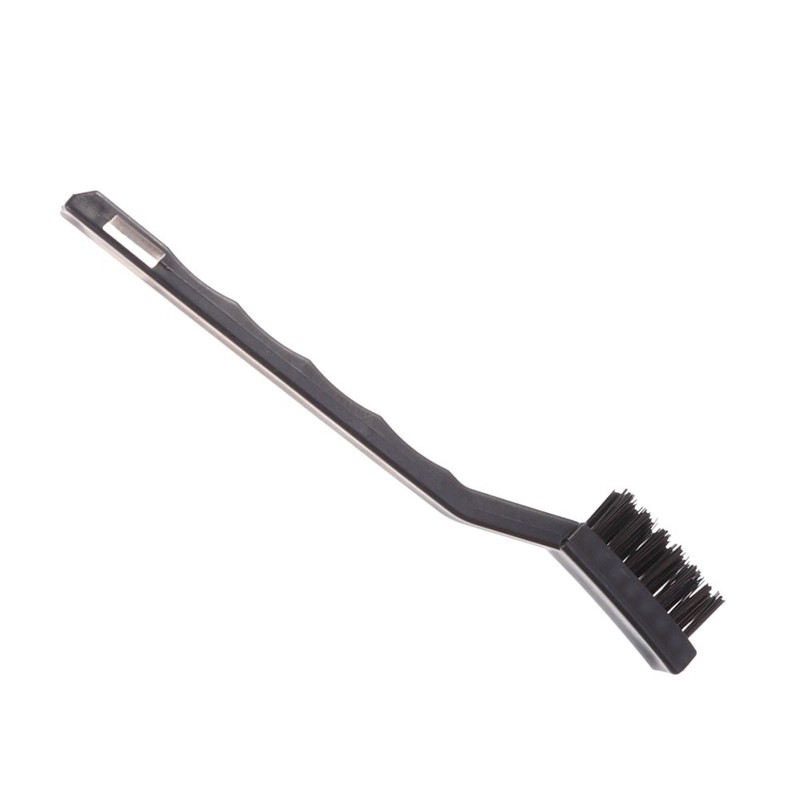 5pcs 7-inch 3 Row Plastic Handle PCB Circuit Board Anti Static Brush (Black)