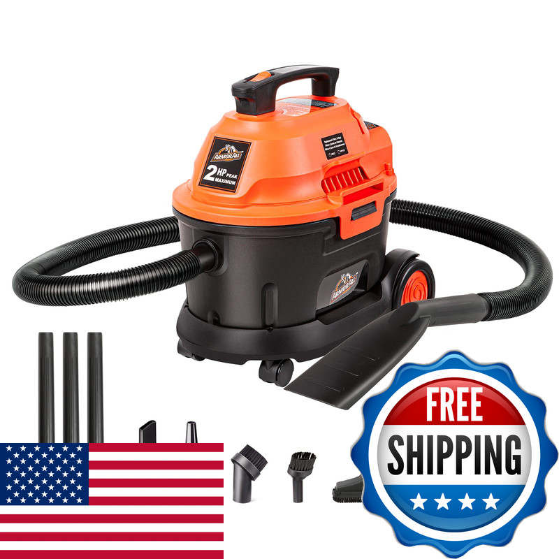 Armor All Aa255W Wet/Dry Utility Vac 2.5 Gallon 2.5-Gallon120 Volts Ac