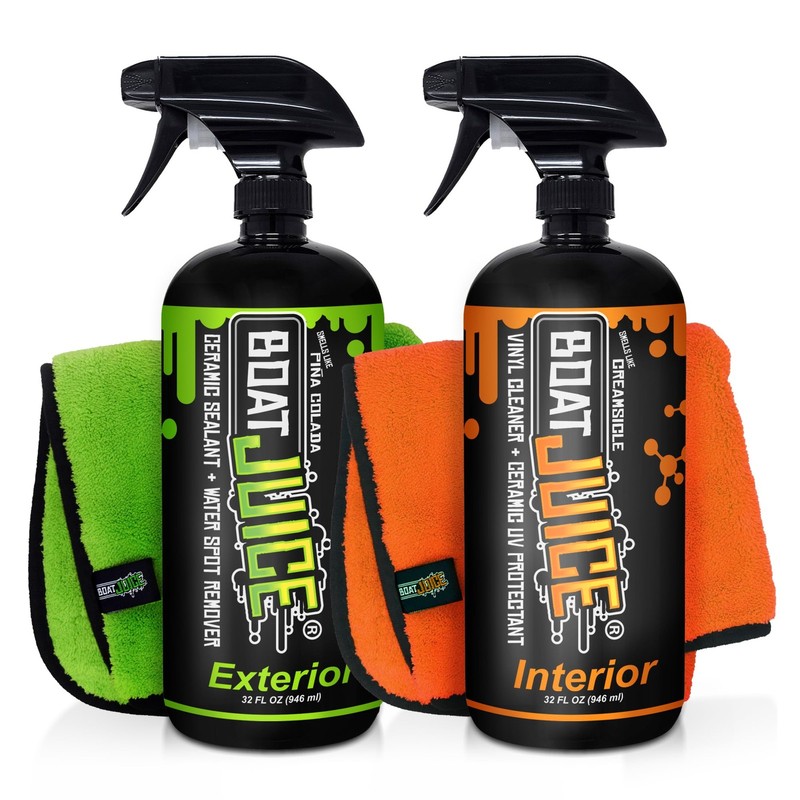 Boat Juice Necessity Cleaner Kit | Exterior Water 16 Fl Oz (Pack of 4)